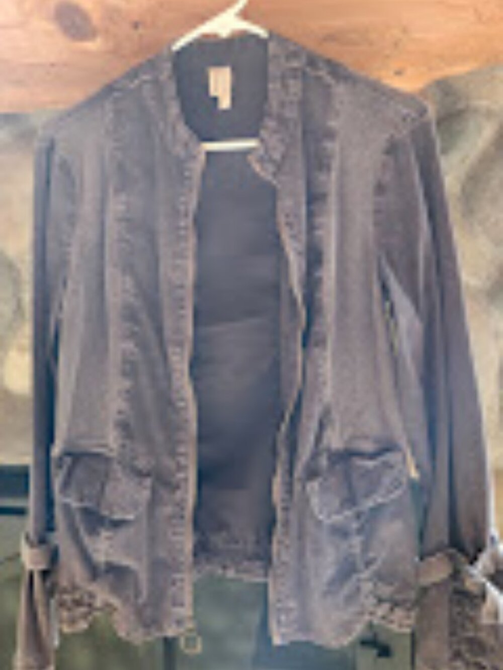 XCVI Lilian Jacket - Tacit Wash Cardamom - Size Small!